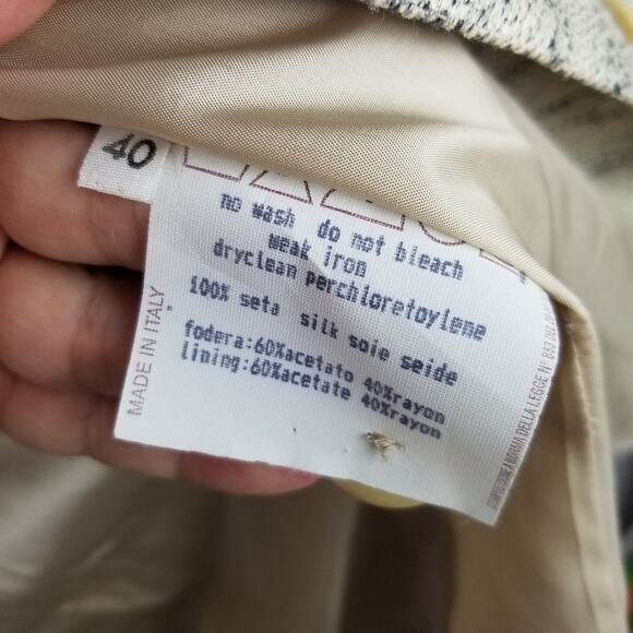 Angelo Della Croce Italian Silk Blazer 40 - Picture 4 of 5